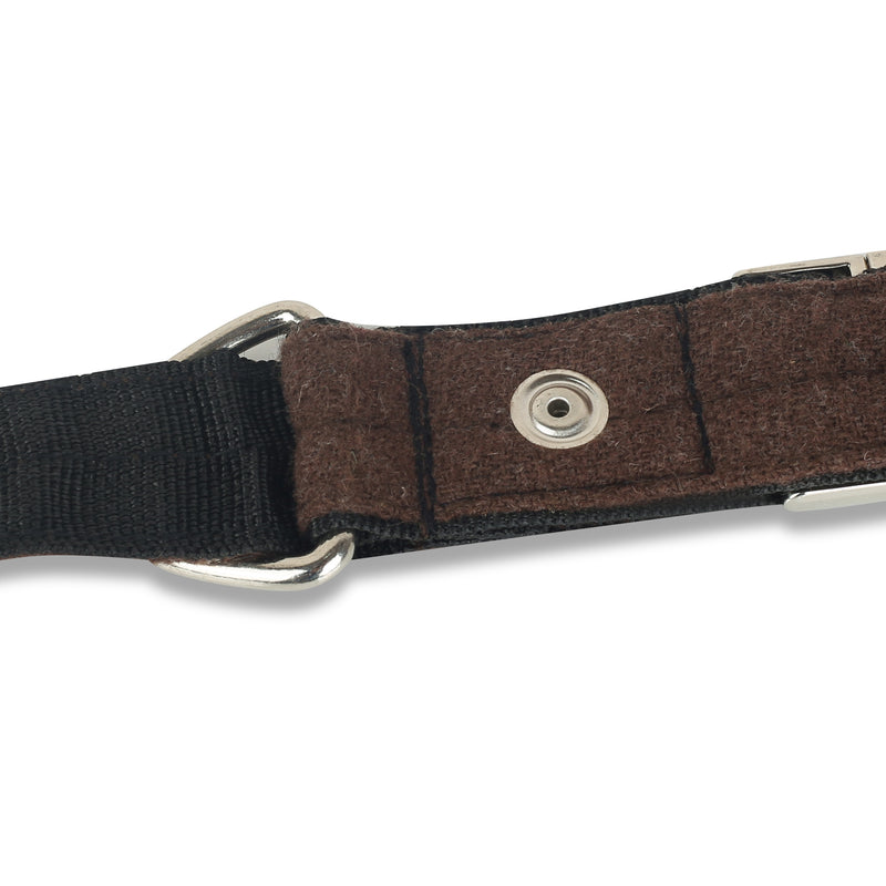 Tweed Dog Lead in Country Brown