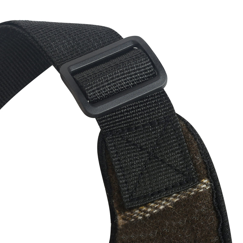 Tweed Dog Harness in Brown Swade